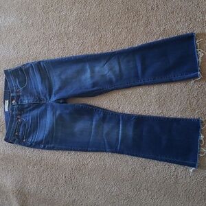 Madewell Cali Demi-Boot Jeans Raw-Hem size 27
